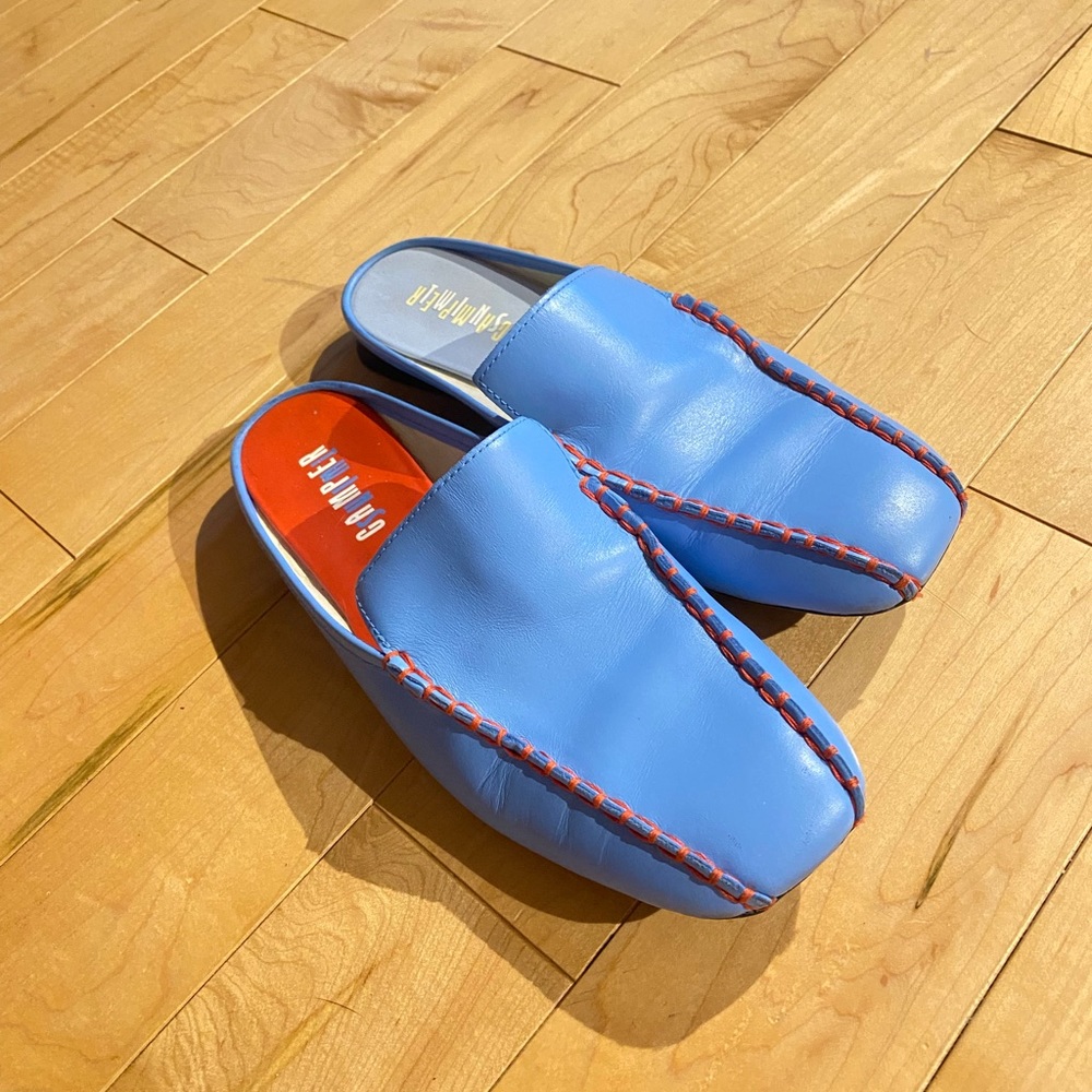 Camper twins leather slip ons